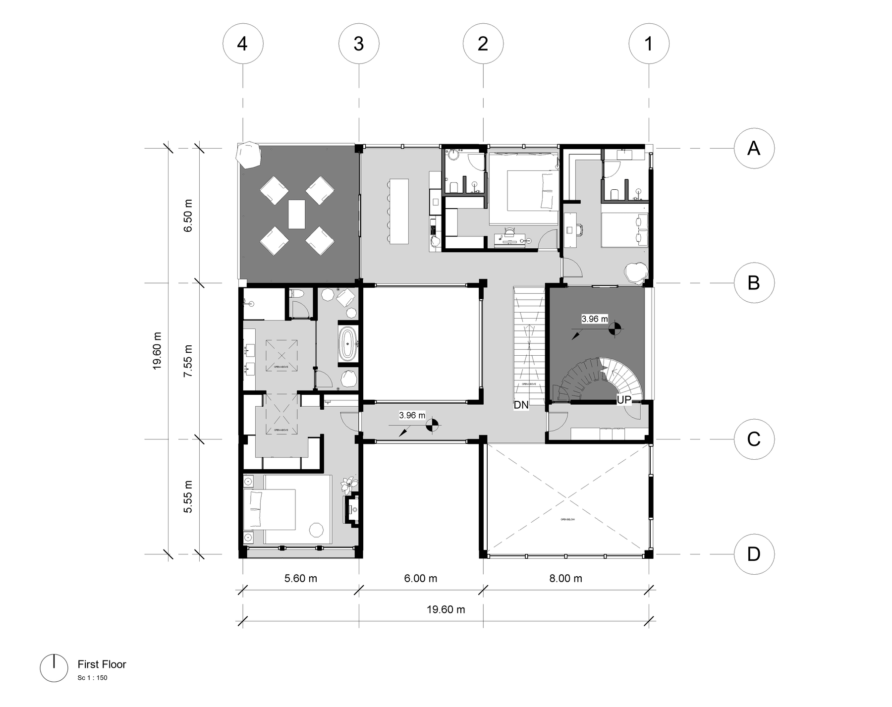 The First Villa — First Floor Plan